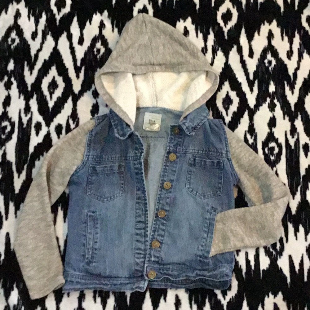 Billabong hooded denim jacket